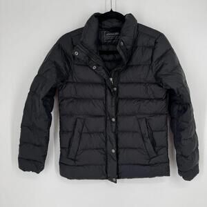 Eddie Bauer Coat Women’s XS black down filled puffer hiking gorpcore outdoor